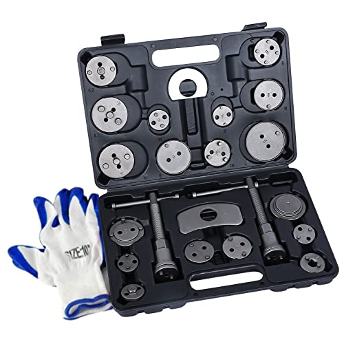 BTSHUB 22PCS Disc Brake Caliper Wind Back Tool Kit, Car Brake Piston Compressor and Wind Back Tool Set for Brake Pad Replacement - Thumbnail 5