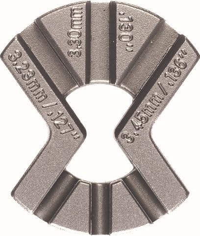 WELDTITE Triple Head Spoke Key (3.7/3.96/4.4) for Bike Maintenance, Grey