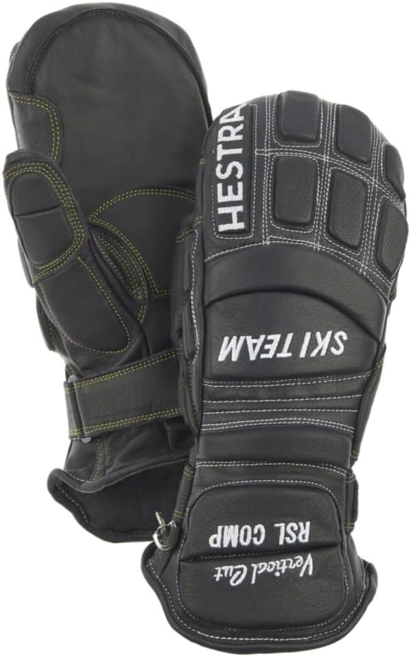 Hestra Unisex RSL Comp Vertical Cut 5-Finger Glove, Windproof, Insulated Alpine Racing Gloves for Men & Women