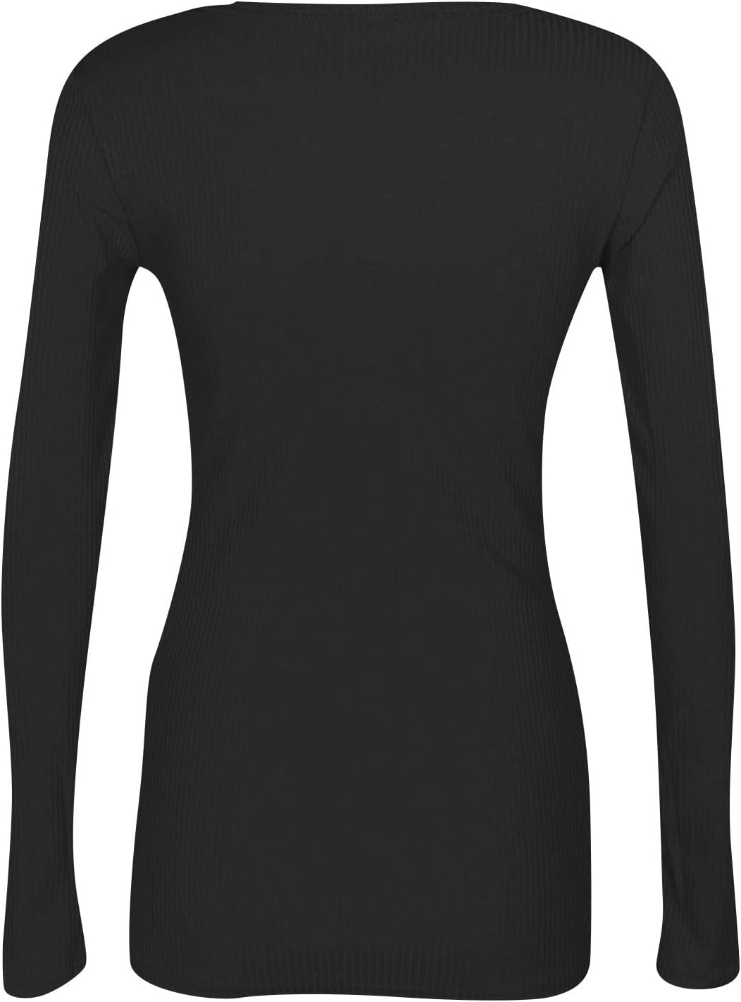 Long Sleeve Shirts for Women Crewneck Sexy Basic T-Shirts Casual Fall Flower Printing Slim Fit Stretch Women's Tops - Image 5