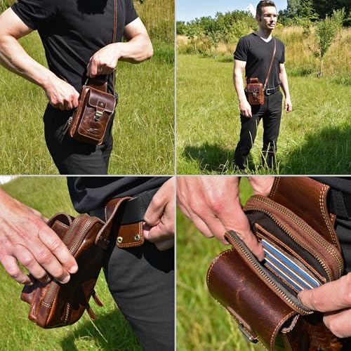 Funda de piel para cinturón UrbanWalker, perfecta para paseos y el día a día 2