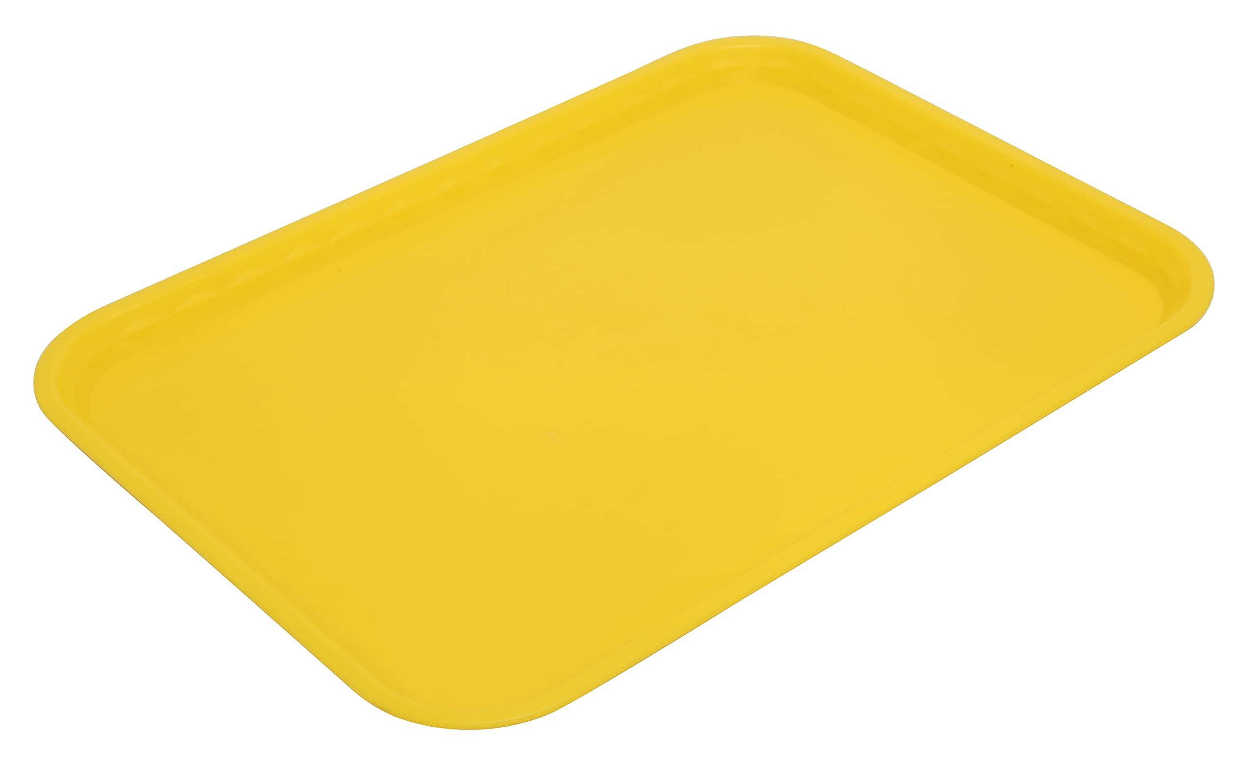 Harfield Flat Serving Tray 41x30cm Yellow Polypropylene