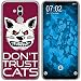 Produktbild PhoneNatic Case kompatibel mit Huawei Mate 20 Lite Silikon-Hülle Crazy Animals Katze M1
