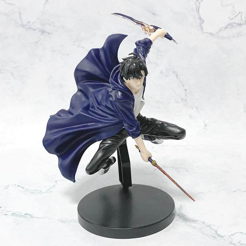 Figurine Jin Woo Figurine Articulée Sung Jinwoo - 13 Cm - Collection Anime - Décoration Bureau Et Vitrine Jinx Figurine