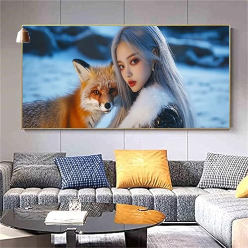 Cristal painting complet de 70x140cm aux reflets 5D pour art mural premium