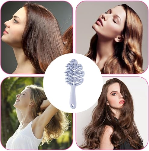 Image of Silicone Scalp Massager Brush for Shampoo - Hair Growth, Anti-Dandruff, Deep Cleansing, Stress Relief, Shower Head Massage Comb for Men & Women