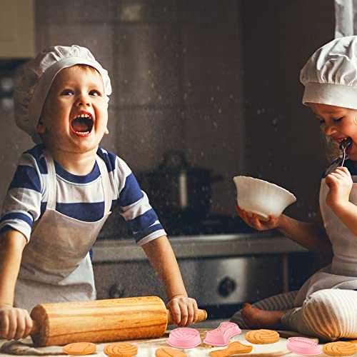 8 Pieces Sport Ball And Birthday Cookie Stamps With Plunger Cutters Set 3D Football Volleyball Soccer Basketball Cake Flower Shape Biscuit Cutter Cookie Stamps For Diy Cookie Supplies (Ball Style) #TOP6