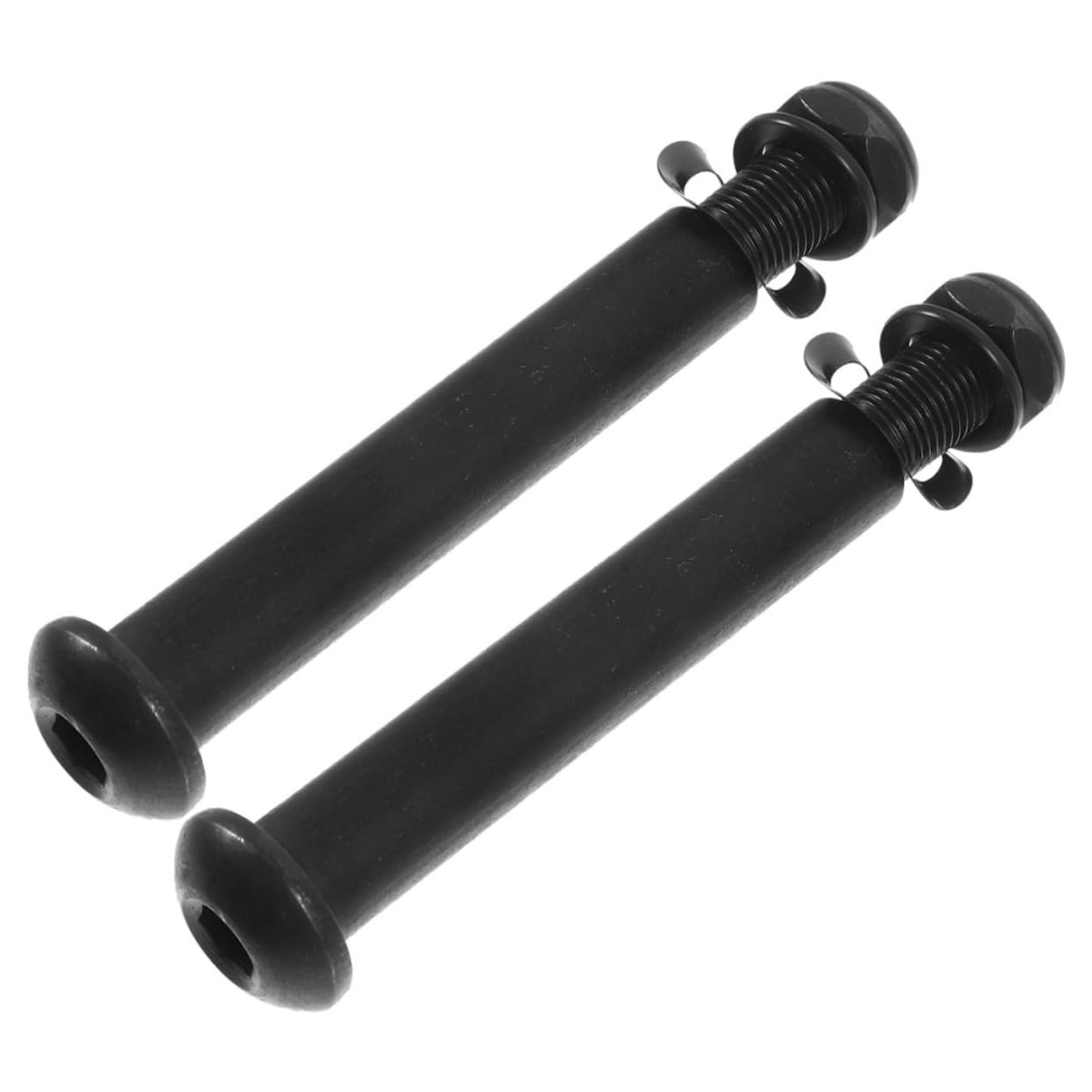 Kisangel 2Pcs Rolled Steel Elliptical Trainer Fasteners Durable Fixing Tools for Stability Essential Accessories for Fitness Machines Quick Installation for Repair and Maintenance