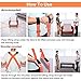 Moving Straps, 2-Person Lifting and Moving System with Thickened Pads, Adjustable Lifting Shoulder Straps Safely Easily for Moving Furniture Appliances Mattresses, Heavy Objects up to 800lbs