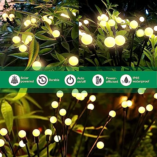 Firefly-Solar-Garden-Lights-Outdoor-4-Pack-Solar-Firefly-Lights-Waterproof-Lights-8LED-Vibrant-Firefly-Starburst-Swaying-LightsSolar-Powered-Firefly-Lights-Applicable-to-Decoration-Planter-Outdoor