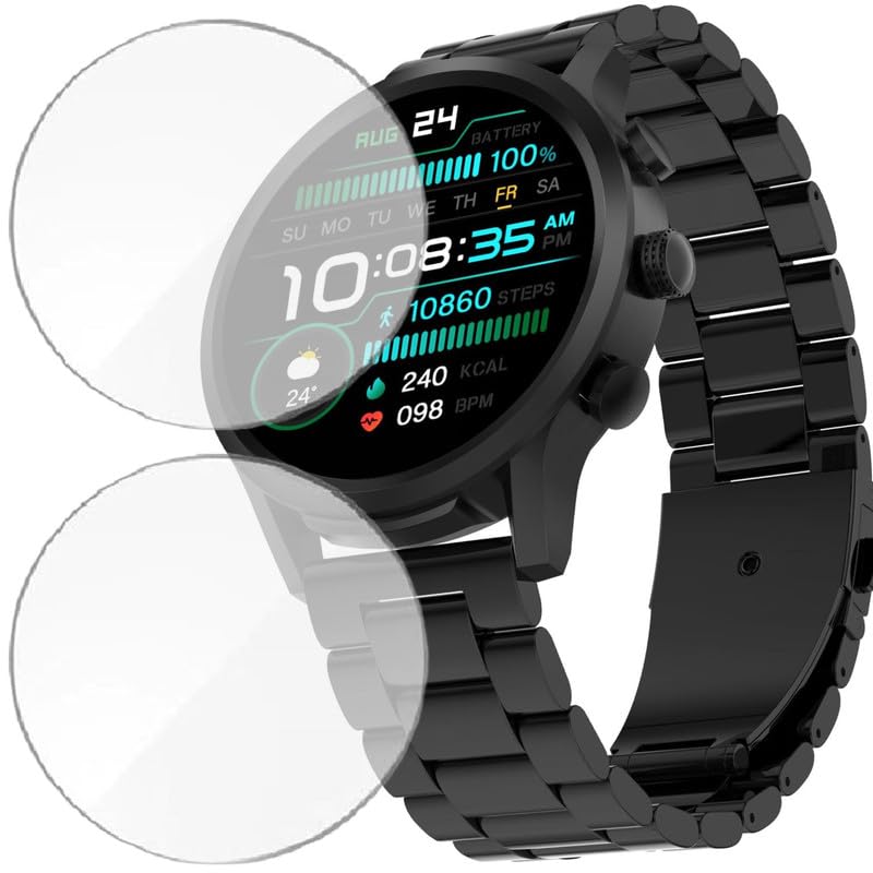 Image of 2-Pack| Screen Protector /Guard for Fire-Boltt Infinity Luxe Vivid 1.6 inch Smartwatch -Not A Tempered Glass