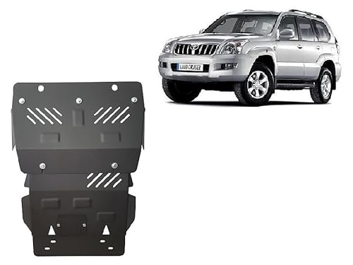 Scut Protection Protección metálica bajo motor compatible con Toyota Land Cruiser J120 (2002-2009)