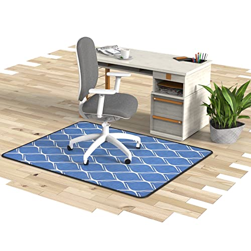 Strapazierfähige Bürostuhlmatte für Teppiche und Hartholzböden, Bohemian-Schreibtischstuhl, 91,4 x 121,9 cm, Jacquard-gewebte Oberfläche, Bodenschoner für Stühle, Kosmos Cover