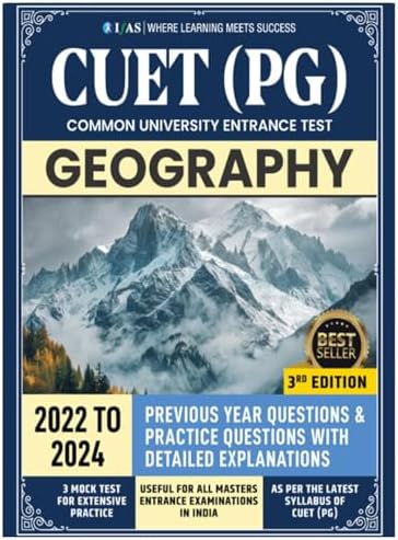 CUET PG Geography PYQ Book 2026 | Previous Year Solved Papers & 3 Mock ...