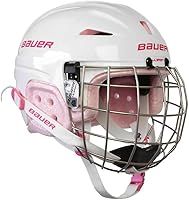 Bauer Lil Sport Toddler Hockey Helmet Combo with Face Mask Cage - Lightweight, Ventilated Safety for Young Players
