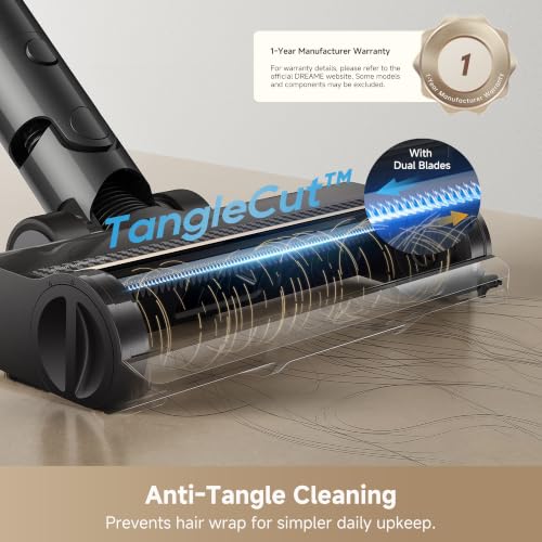 Image of DREAME R20 TangleX Cordless Stick Vacuum, Extendable Rod, Anti-Tangle Brush