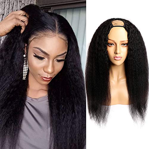 Lemoda yaki straight u part Human Hair Wig 28inch …