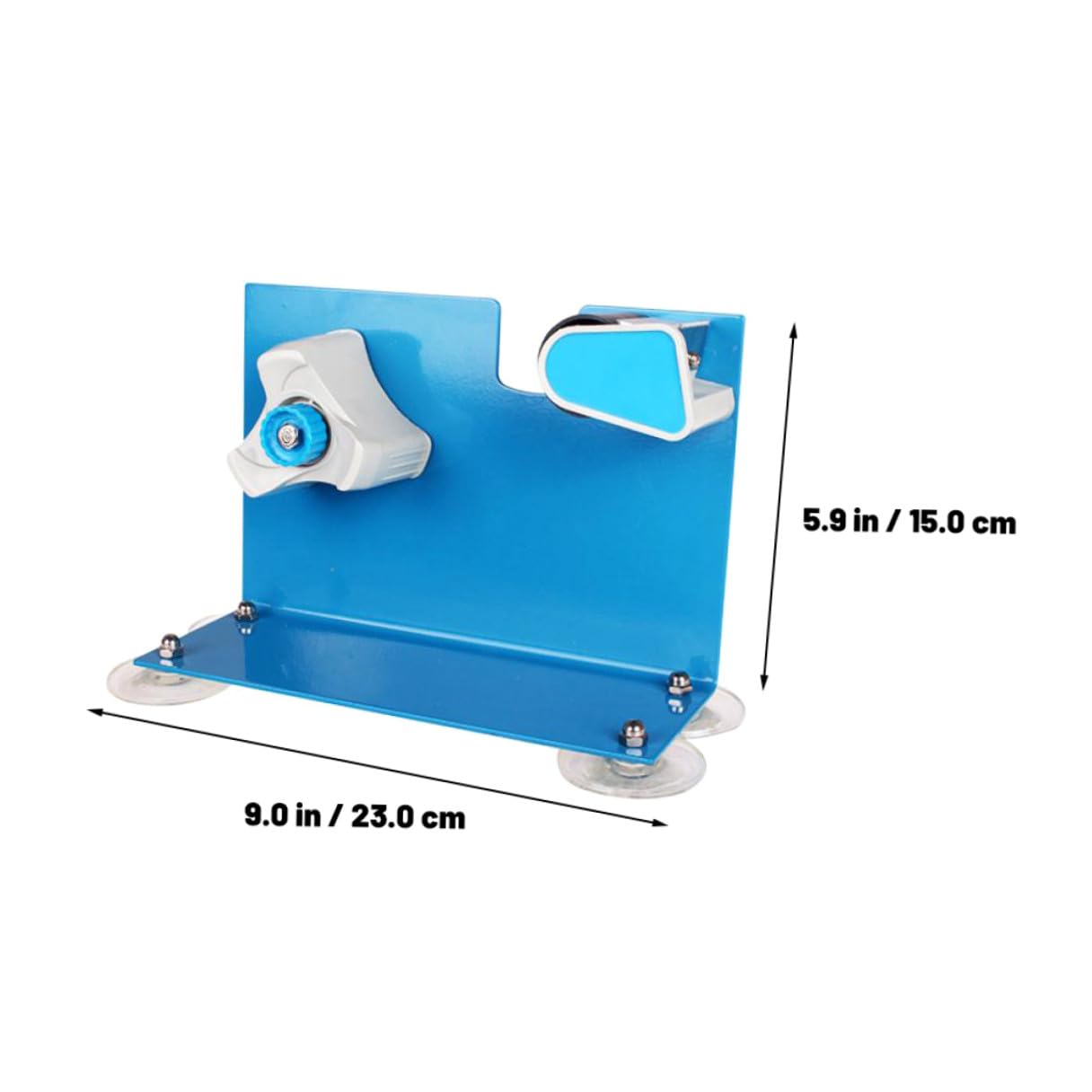 Healvian Distributore di Nastro Adesivo da Tavolo Ventosa Taglierina Affilata e Rimovibile Strumento Compatto per Imballaggio e Uso in Ufficio o Supermercato Dimensioni 23X14X55 CM