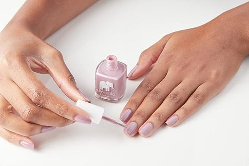 Miniatura 7 de ella+mila Esmalte de uñas púrpura profesional, de secado rápido, de larga duración y resistente al astillado (Dulce Amor - 0.45 fl oz)