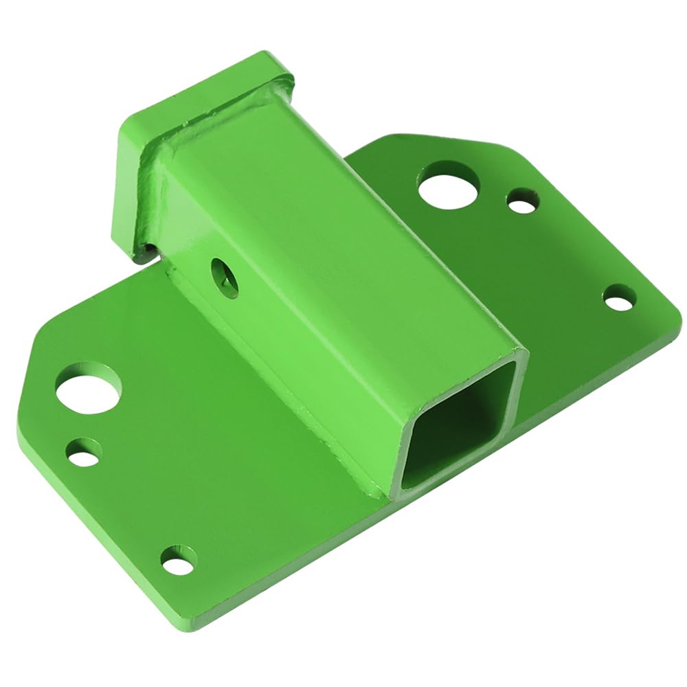 PARTREERear 2" Receiver Hitch Adapter Green Compatible with John Deere 1023E 1025R 1026R Sub Compact Tractor 1000 Series Tractors