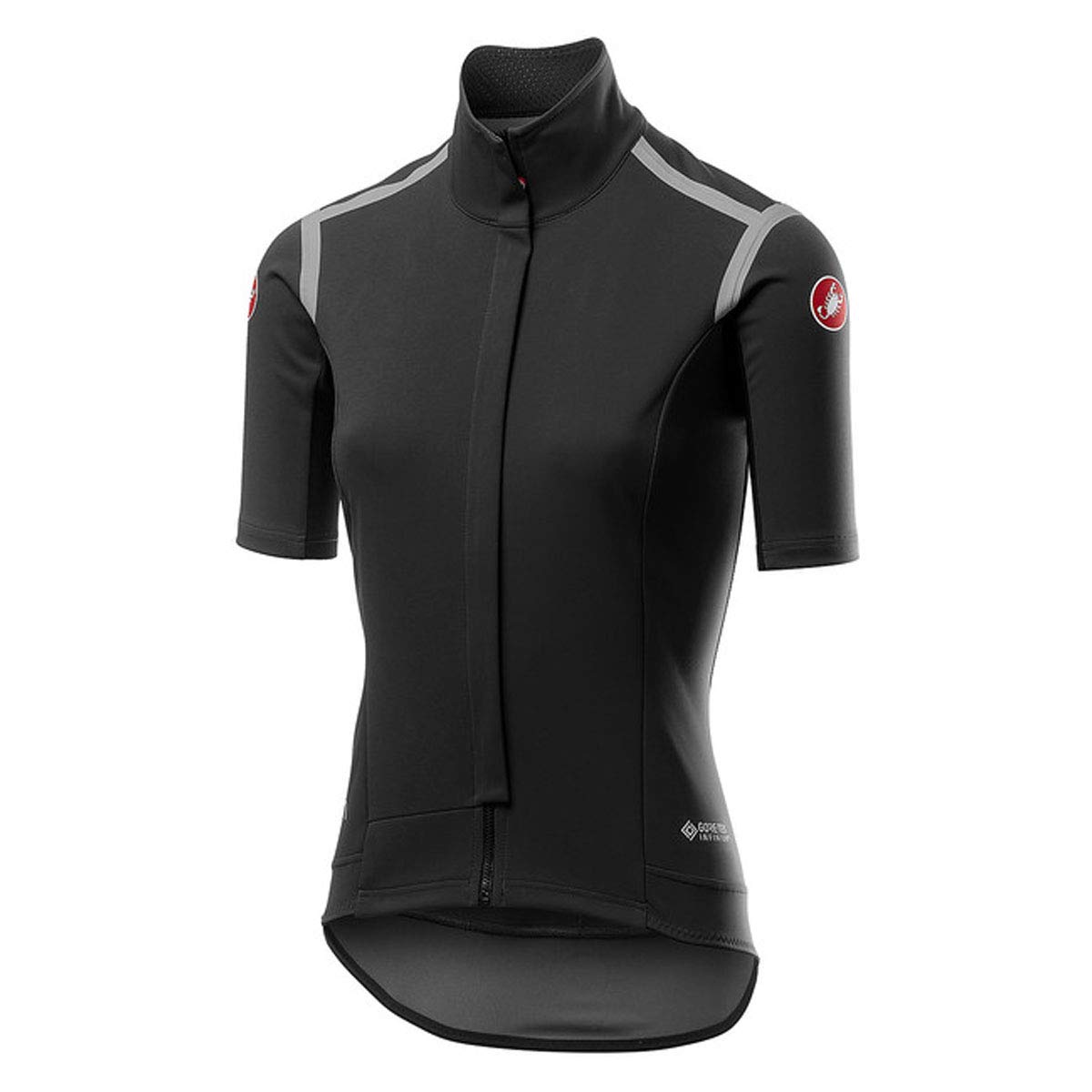 CASTELLI 4519536-085 GABBA RoS W Women's Jacket Light Black/Silver Reflex XL