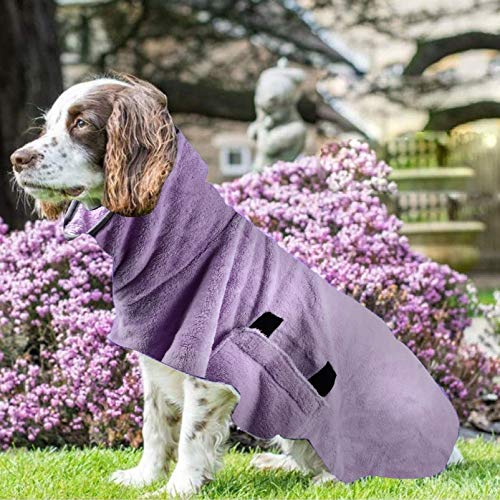 ULTECHNOVO Toalha de Banho para Animais de Estimação Toalha de Banho de Lã de Coral para Animais de