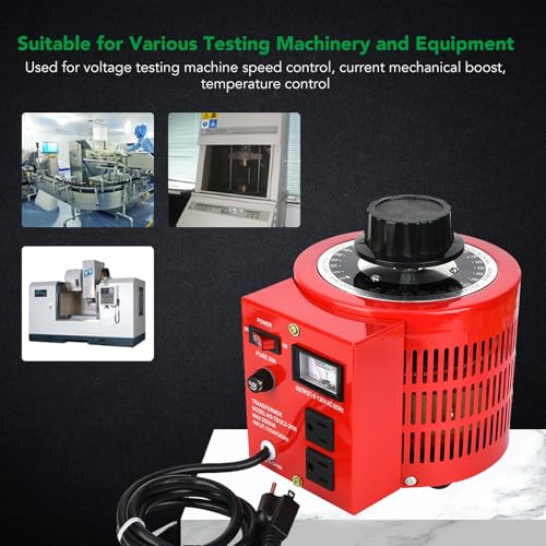 AC Voltage Regulator Transformer 0-130V 20A Single Phase Converter 110V US Plug 2000W3