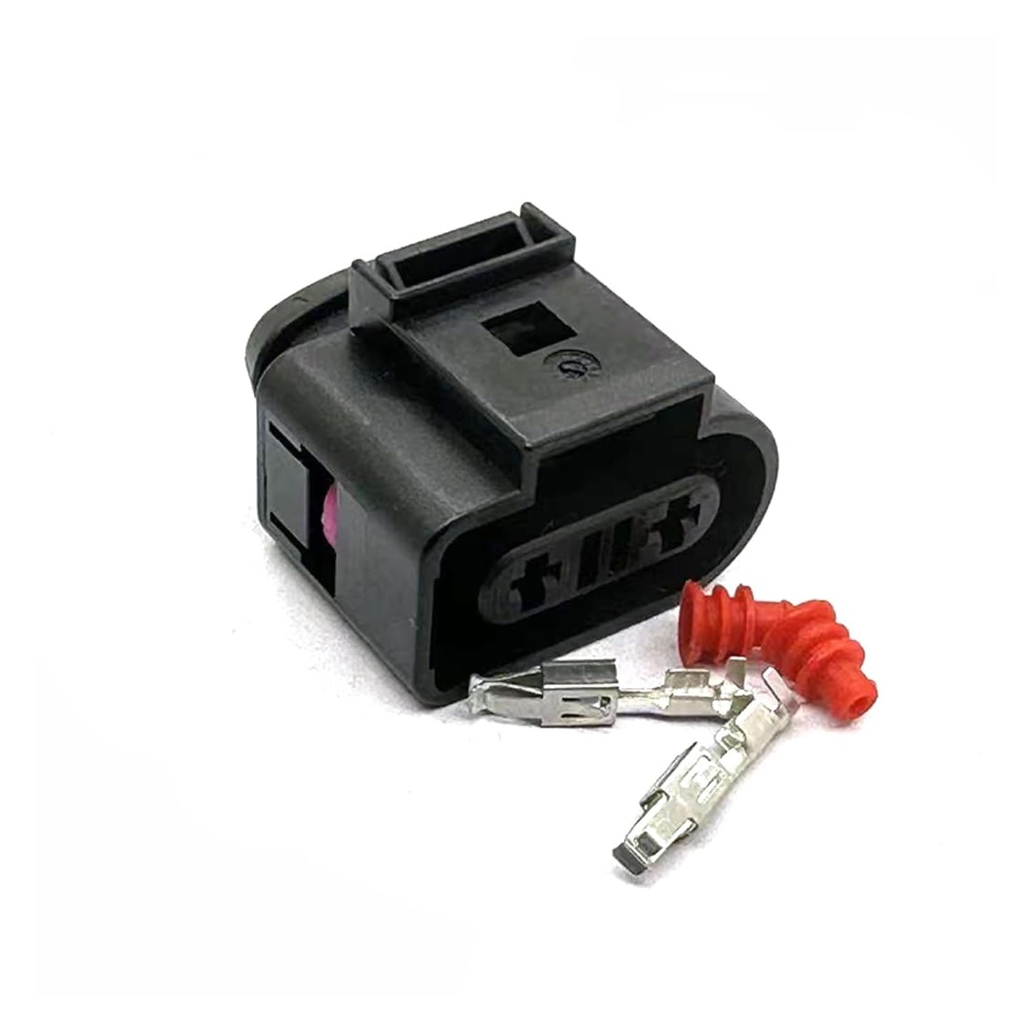 2 Pin Automobile Cabin Expansion Tank Plug Car Auxiliary/Kettle Connector 1K0973202 (Dark Grey,5 Sets)