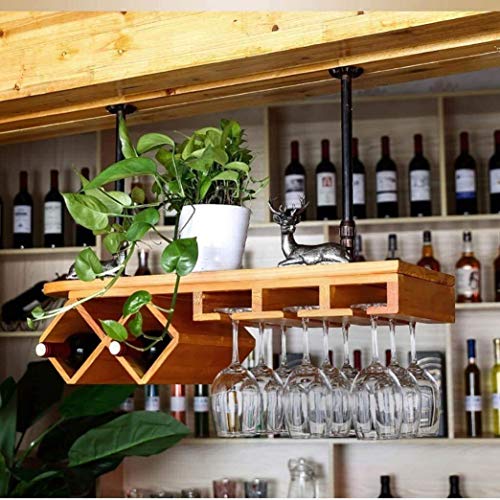 Wine Rack 80x28cm o 100x28cm de madera de pino miniatura 2