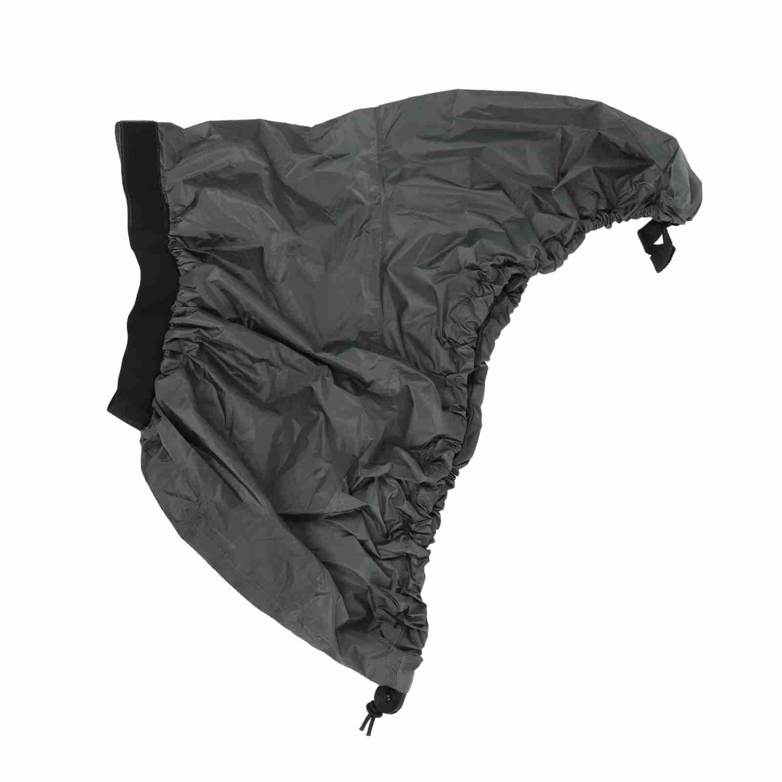 Yosoo Verstellbarer Kajak-Sprayrock – Wasserdichter Nylon-Kajakbezug, Universell Für Cockpits 90-95 X 50-55 Cm – In Schwarz/Grau