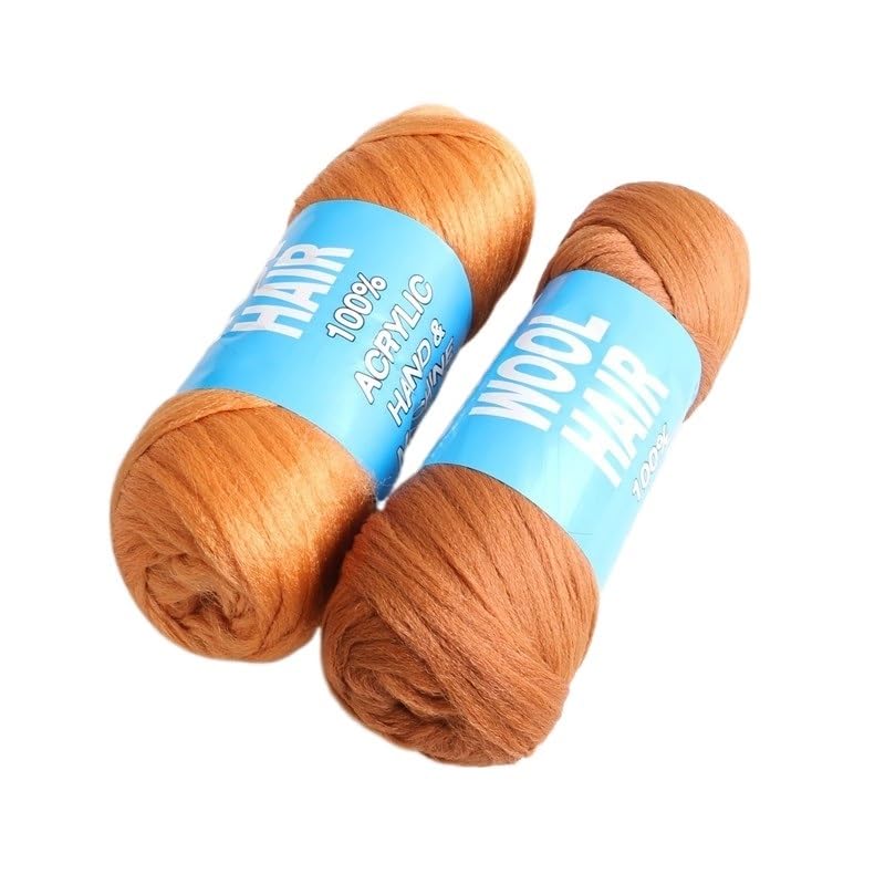 70g di capelli di lana brasiliana a bassa temperatura, ignifughi, in fibra sintetica for realizzare trecce a scatola(#Purple)