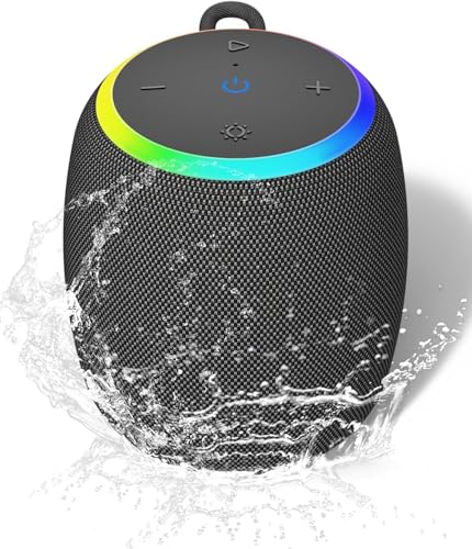 ZICOROOP Bluetooth Speaker, Portable Wireless with 15W Stereo Sound, IPX6 Waterproof, Blue Tooth...