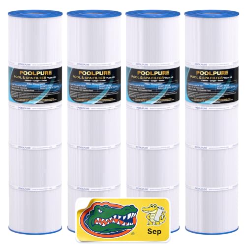 POOLPURE PLESL105 Pool Filter Replace Jacuzzi PLESL105, J-CQ420, 4-Pack