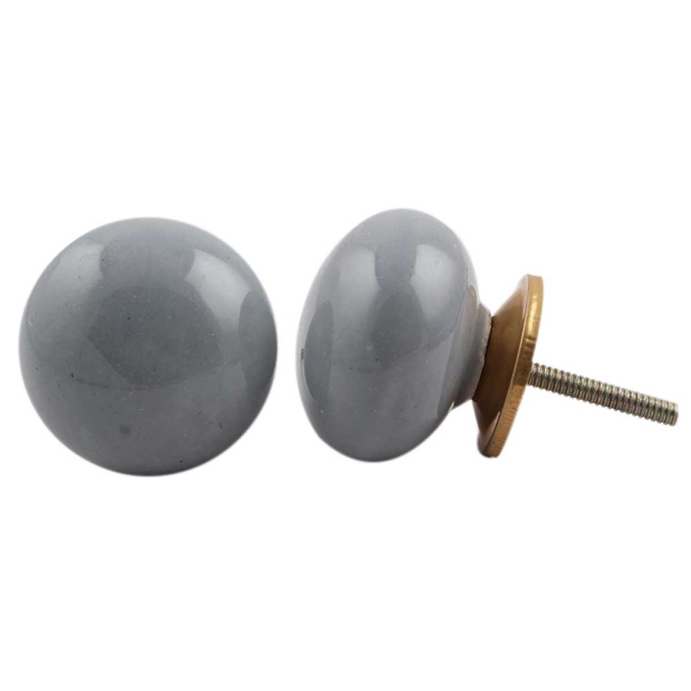 IndianShelf 8 Piece Grey Flat Solid Ceramic Premium Drawer Knobs for Kitchen Cabinet Hardware Door Decorative Dresser Pulls Artisanal (B07S3JNLBD) Amazon Price History, Amazon Price Tracker