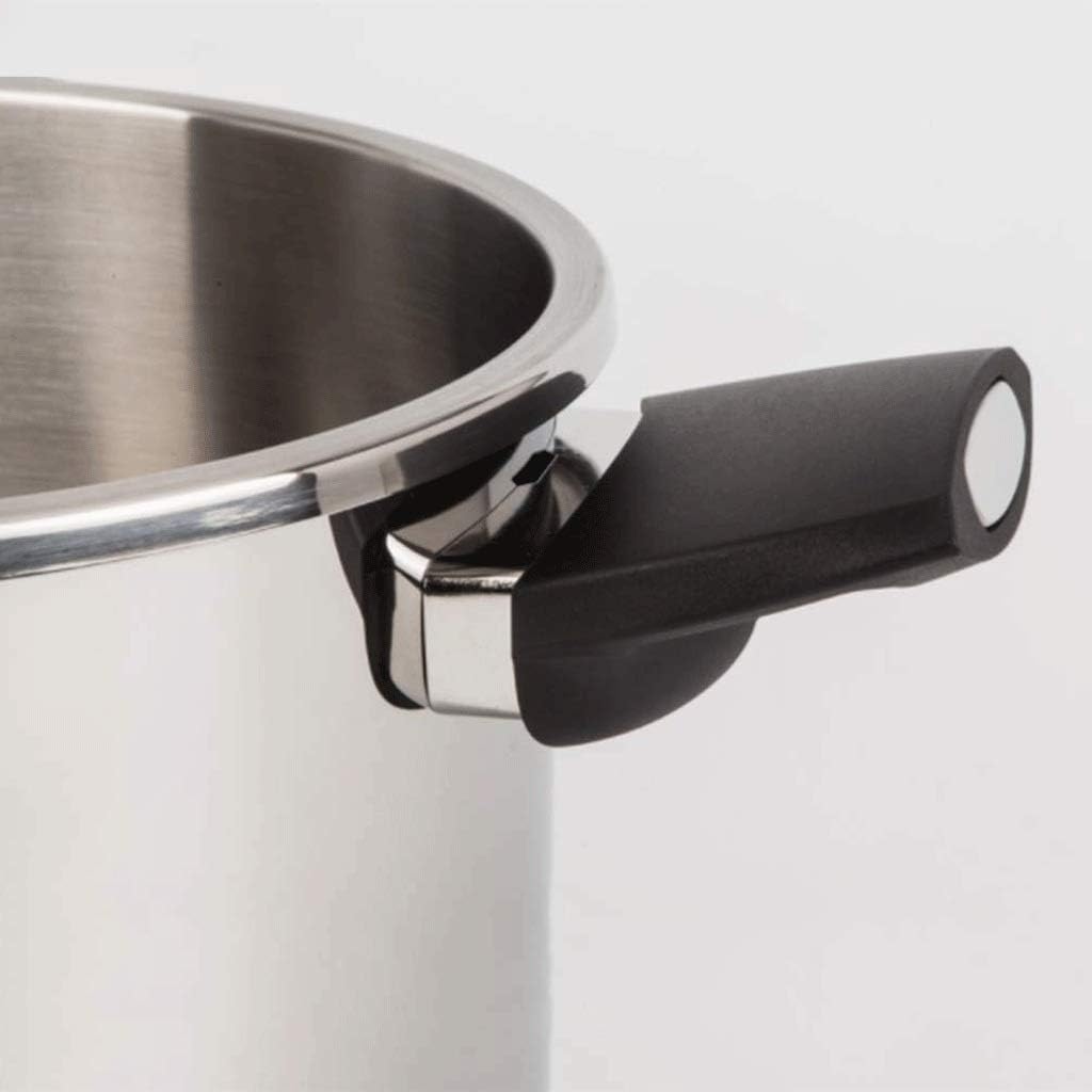 Stainless Steel Pressure Cooker with Easy Lock Lid，Adjustable Limiting Valve, hand Operated Switch