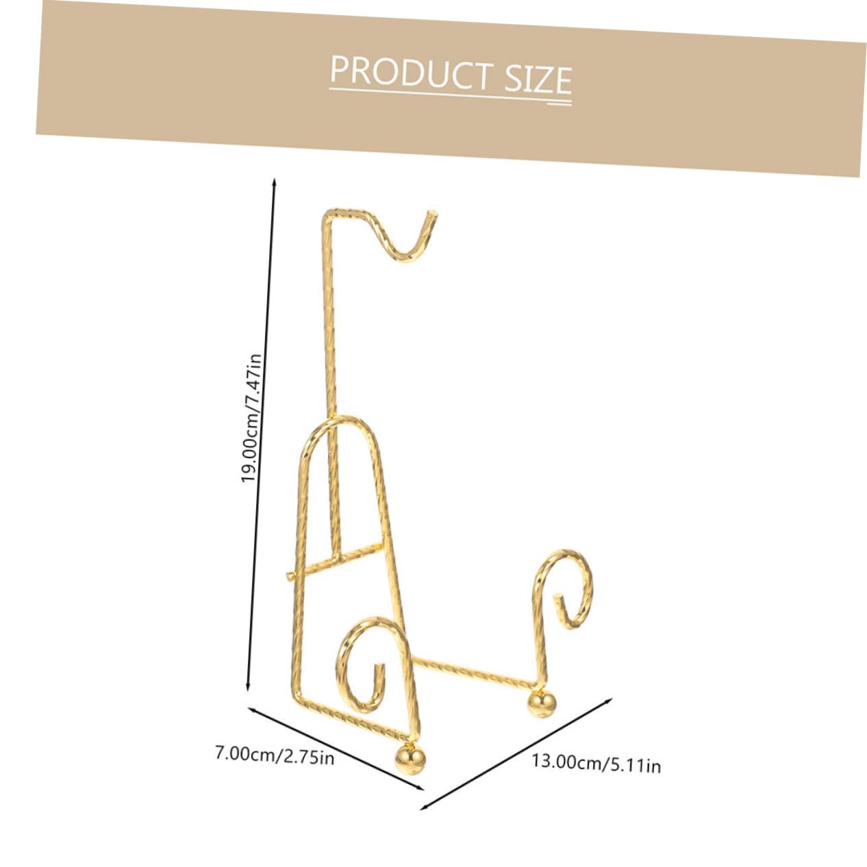 HOOTNEE Elegant Cup Display Stand Stylish Metal Tea Holder for Home for Organizing Plates and Dishes for and Bedroom Use