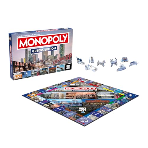 Monopoly Queens NY Edition Juego de Mesa 2-6 Jugadores miniatura 1