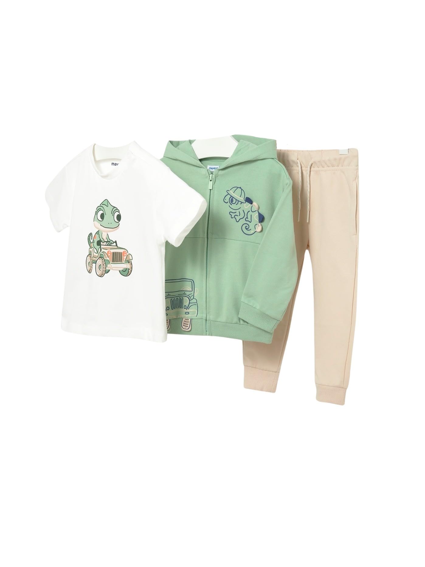 Mayoral Trainingsanzug play T-Shirt für Baby - Jungen Grün