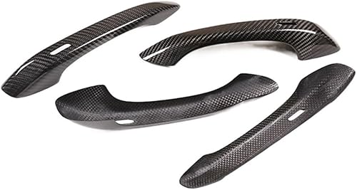 Miniatura 3 de AkosOL Compatible for Porsche Macan 2014-2023 Dry Carbon Fiber Car Exterior Door Handle Cover Trim Sticker Accessories (with Holes)