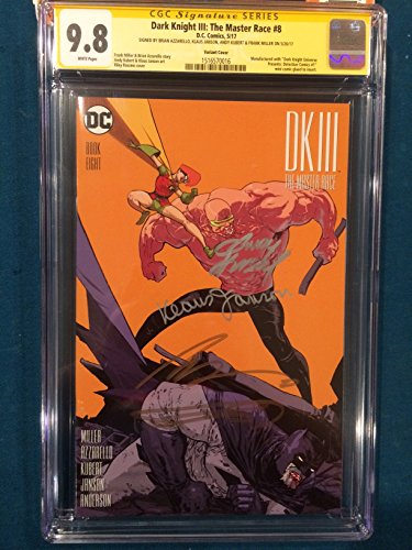 FRANK MILLER 4x SIGNED DK III The Master Race CGC 9.8 Andy Kubert Brian Azzarello Klaus Janson