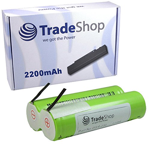Hochleistungs Li-Ion Akku 7,2V/7,4V / 2200mAh ersetzt Bosch BST200 BST-200 für Bosch Prio Schleifmaschine Multischleifer, Bosch PSR200 PSR-200 7.2 LI