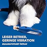 Dremel 7350 PET Krallenpflegese mit 3.6V Akku-Rotationswerkzeug Einfach zu bedienende, leichte Krallenschleifmaschine mit 2 Schleifzubehören, 1 Schutzhaube & 1 USB-Kabel, geeignet für Hunde und Katzen