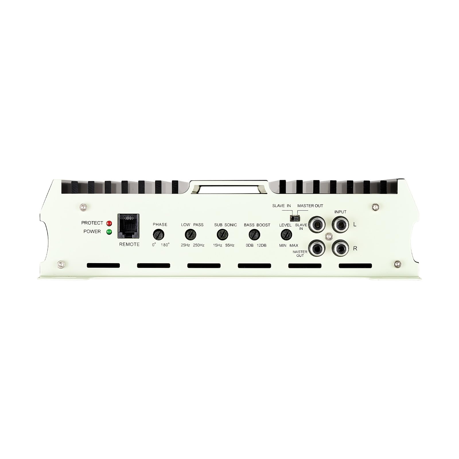 VEVOR Amplificador Monobloque para Coche 400 W, RMS 1/2/4 Ohmios, Clase D, con Control Remoto de Nivel de Subwoofer, Filtro de Paso Bajo, Refuerzo de Graves, Cambio de Fase y Control de Volumen