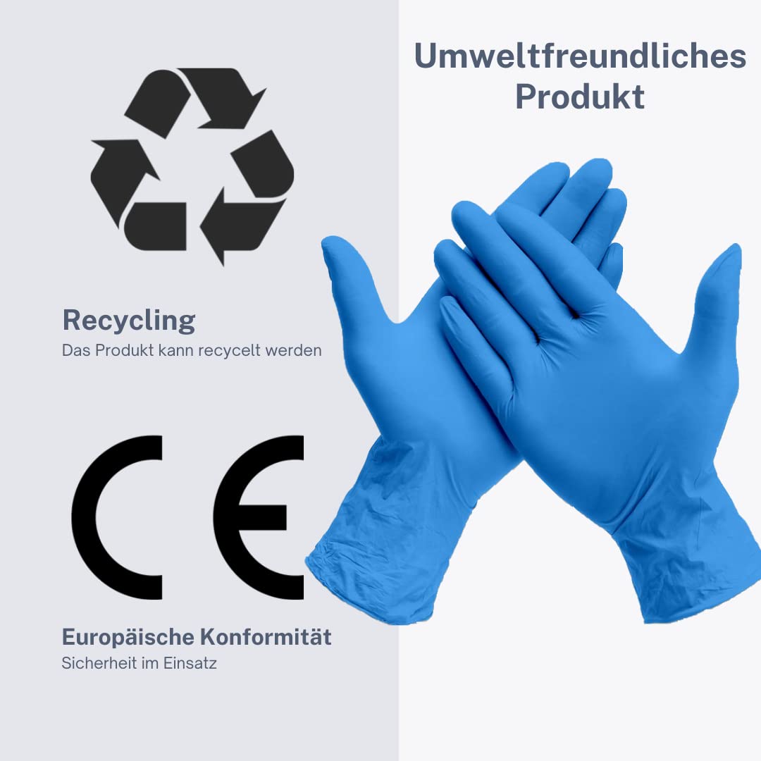 Abena B. Guantes de nitrilo Classic Sensitive Azul 10 x 100 unidades