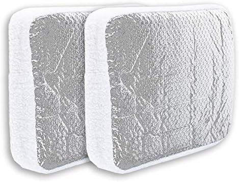 Cynder 02061 Camper RV Vent Insulator Pillow with Reflective Surface Shield Fits Standard RV Vents (14") Two Pack