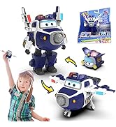 Super Wings Paul Aereo Trasformabile 12 Cm – Da Aereo A Robot – Giocattolo Per Bambini