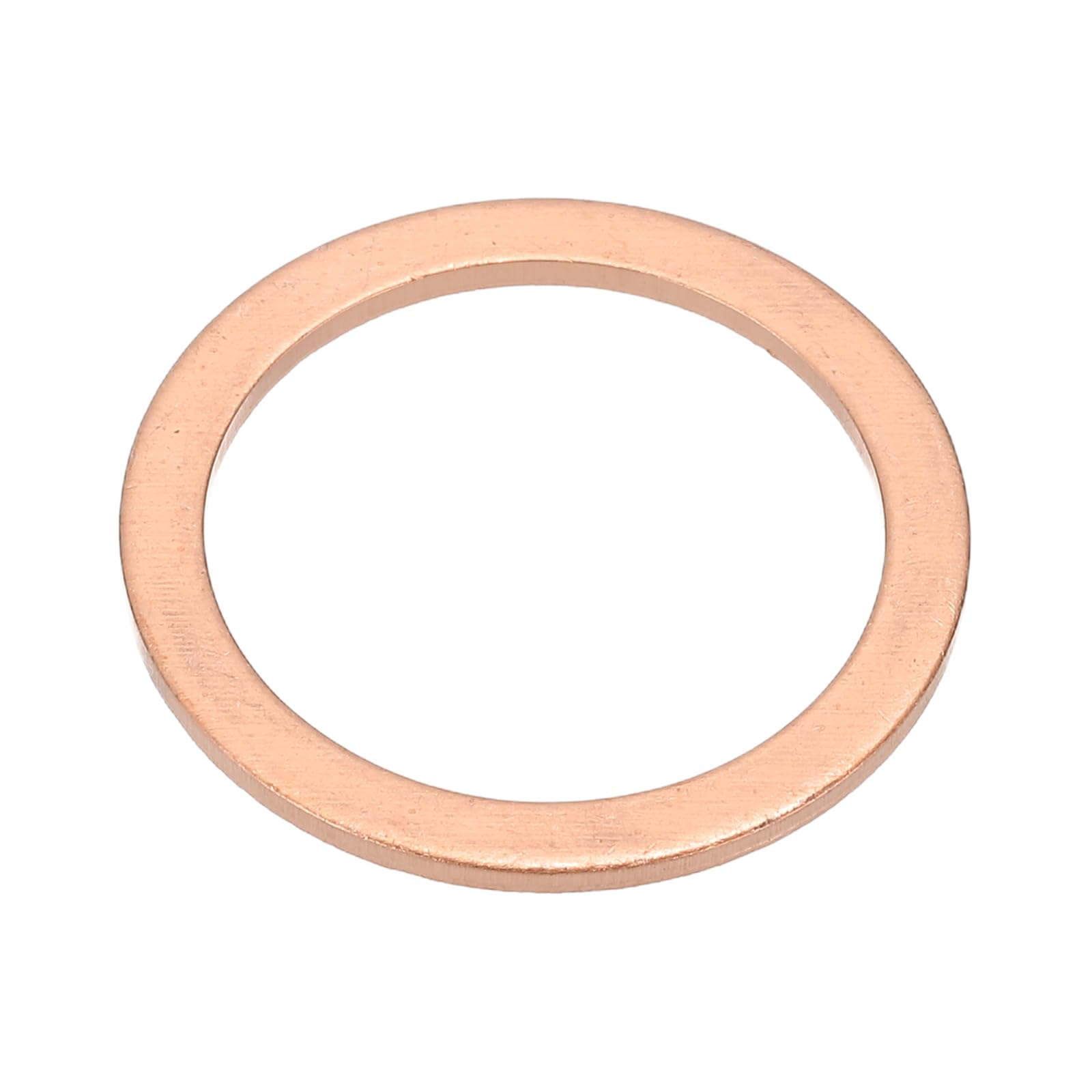 PATIKIL M22x28x1.5mm Flat Copper Washers, 12 PCS Copper Automotive Drain Plug Gaskets Flat Ring Oil Crush Washer Spacers for Faucets Garden Bolts Screws Hose, Purple