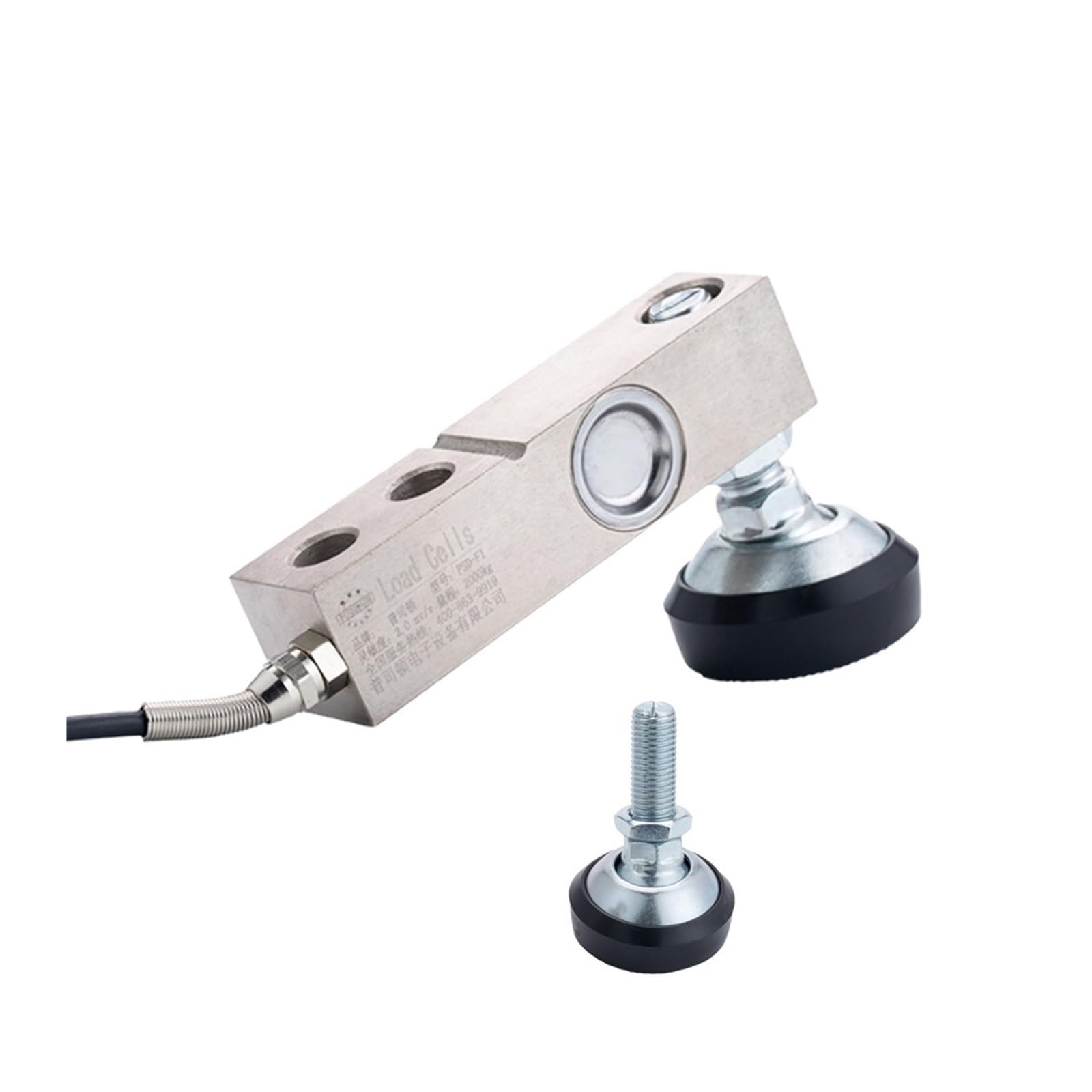 Load Cell, F1 Sensor Weighing Cell 2000KG 2Ton High Precision Alloy Steel Shear Beam with Shielded Cable for Electronic Track Scale(2000KG)