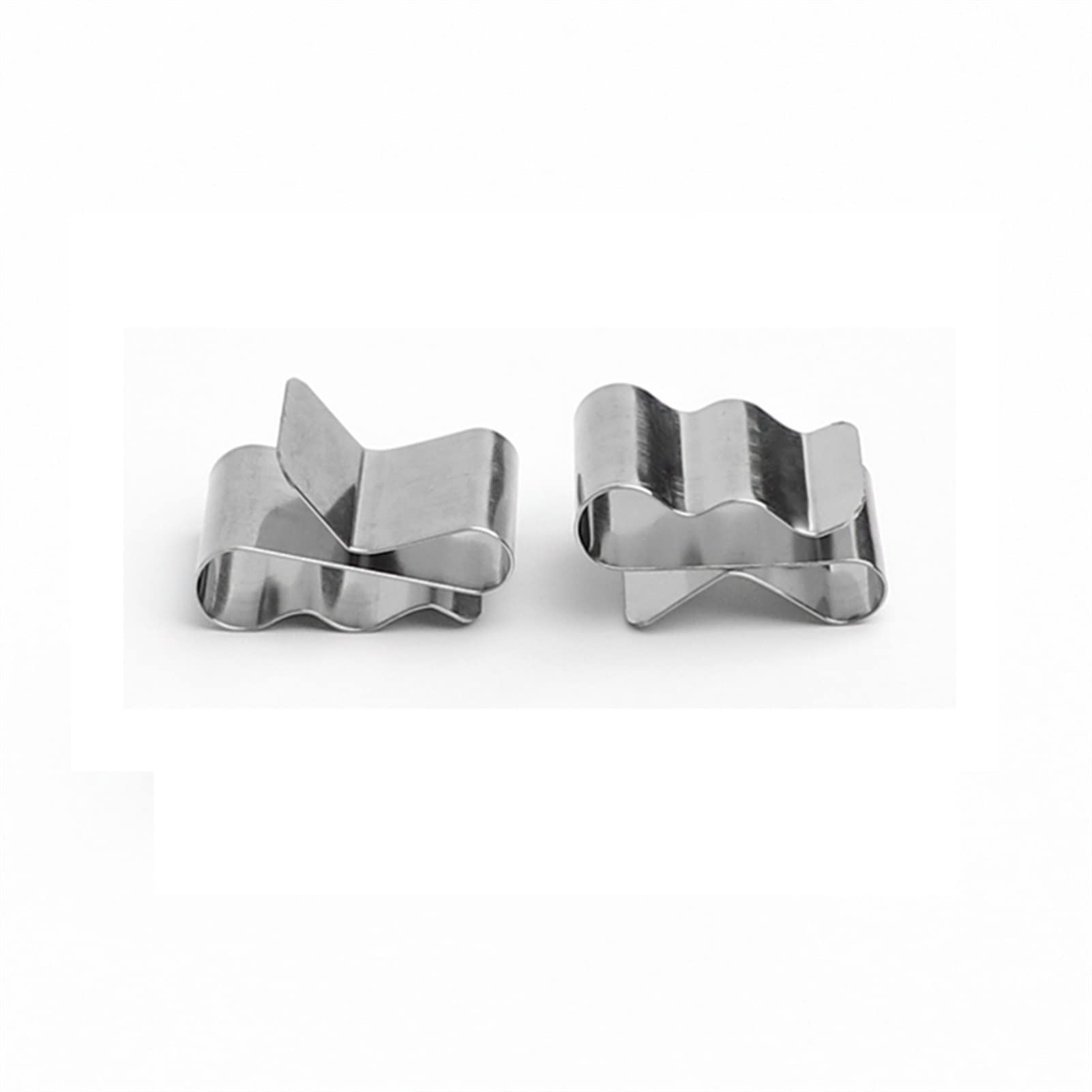 Clip per Cavo in Acciaio Inox in Acciaio Inox con Pannello Solare con Cornice per strutture solari (Size : 200 Pieces)