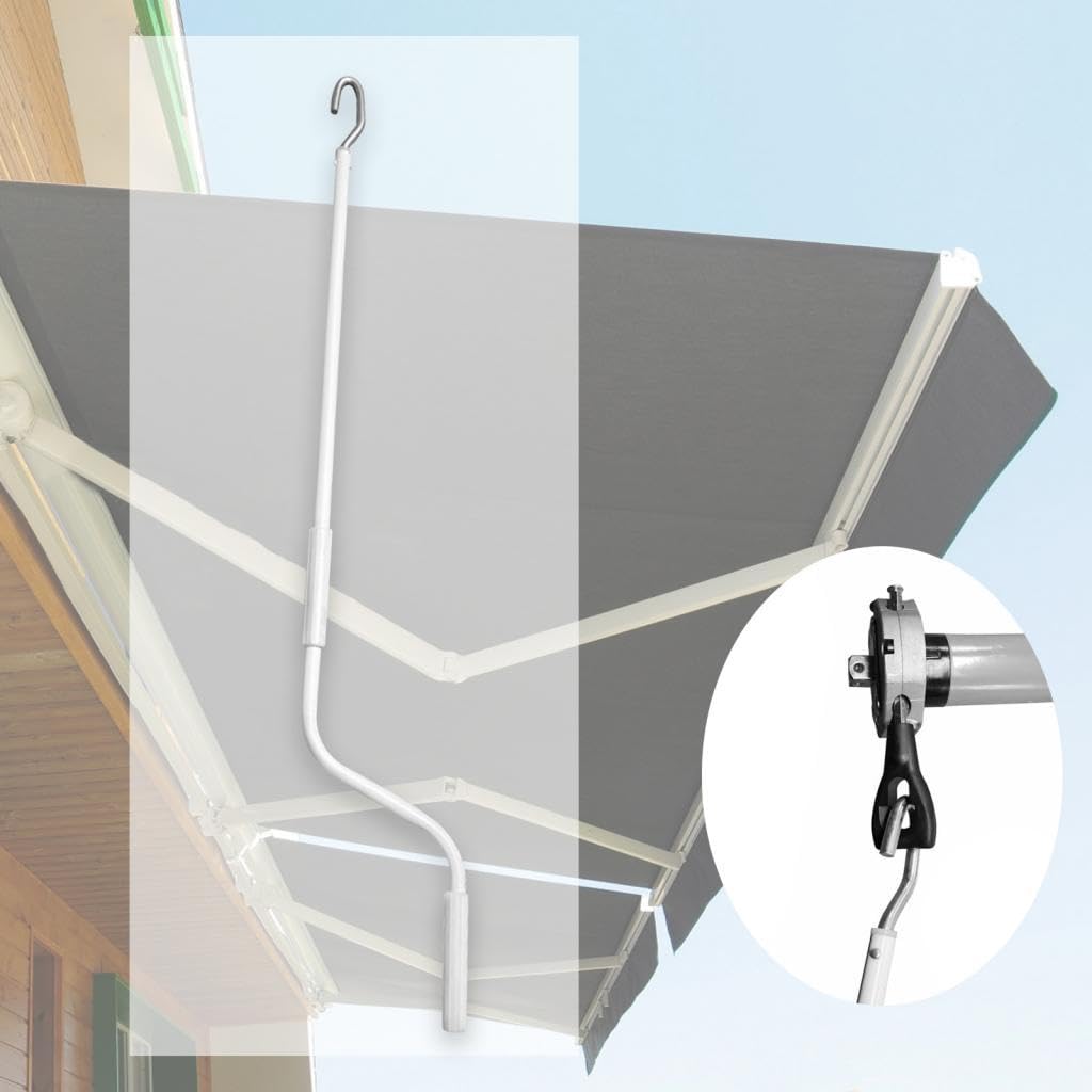 Manivelle de Store 100 cm, Accessoire Toit Ombrage Extérieur, Fonctionnement Manuel